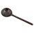 Handcrafted Dark Brown Cericote Wood Serving Spoon 'Dinner in Peten'