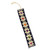 Hand Crafted Multi-Color Embroidered Cotton Bookmark 'Star Flowers'