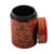 Hand-Painted Red and Gold Floral Wood Toothpick Holder 'Red Floral Beauty'