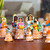 Handcrafted Ceramic Nativity Scene Bells 11 pieces 'Nativity Scene Bells'