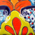 Floral Talavera-Style Ceramic Decorative Accent from Mexico 'Summer Designs'