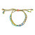Spring Colors Cotton Macrame Bracelet with Beads 'Solola Spring'