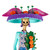 Mexican Catrina Sculpture Handmade from Ceramic 'La Catrina Gabriella'