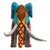 Copal Wood Elephant Alebrije from Mexico 'Magic Elephant'