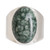 Jade Ring for Men 'Truth and Life in Light Green'