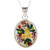 Old Fashioned Pendant Necklace with Flowers in Resin 'Antique Daffodils'