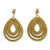 Golden Grass Dangle Earrings 'Jalapao Beauty'