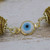 Handcrafted Golden Grass Jewelry Set 'Eyes of Tocantins'