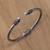 Sterling Silver Cultured Pearl Cuff Bracelet from Indonesia 'Blooming Cotton'