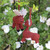 Set of 2 Deer and Moose Acrylic Ornaments Crocheted by Hand 'Holidays from the Conifers'