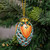 Hand-Painted Traditional Pinecone Ceramic Ornament 'Heaven's Pinecone'