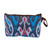 Traditional Ikat Patterned Cosmetic Bag with Zipper Closure 'Elegant Ideas'