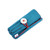 Wooden Colored Pencil Set with Teal and Red Cotton Roll Case 'Passion Palette'