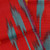 Handwoven Traditional Silk Scarf in Red and Teal Hues 'Crimson Samarkand Renaissance'