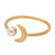 Gold-Plated Mabe Pearl Cocktail Ring 'By the Moon in Gold'