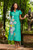 Hand Made Cotton Batik Cheongsam Dress 'Lovely Jade'