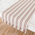 Striped Cotton Table Runner 'Nutmeg Stripe'