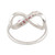 Ruby Infinity-Motif Cocktail Ring 'Forever Pink'