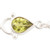 Indian Peridot and Sterling Silver Link Bracelet 'Gleaming Drops'