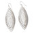 Hand Made Sterling Silver Dangle Earrings 'Queen of Fashion'