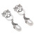 Cultured Pearl Dangle Earring with Tiger Motif 'Tiger's Treasure'