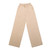 Beige Cotton-Blend Knit Pants 'Desert Diva'