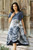 Hand-Painted Batik Cotton A-Line Dress 'Chiang Mai Breeze'