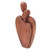 Romantic Suar Wood Statuette from Bali 'Coupled Together'