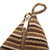 Triangular Striped Cotton Coin Purse Hand-Woven in Peru 'Northern Horizon'