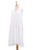 Sleeveless Cotton Gauze Summer Dress in White from Thailand 'Relaxing Day'