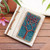 Hand-Crafted Eco-Friendly Natural Fiber Tree-Themed Journal 'Under The Tree'