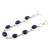 Lapis Lazuli Link Bracelet Made from Sterling Silver 'Royal Mysteries'