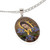 Our Lady of Guadalupe Pendant Necklace with Natural Flowers 'Guadalupe's Bouquet'