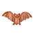 Bat-Themed Suar Wood Puzzle Box Hand-Carved in Bali 'Flying Bat'