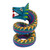 Hand-Painted Wood Alebrije Quetzalcoatl Serpent Figurine 'Majestic Quetzalcoatl'