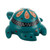 Hand-Painted Green Ceramic Turtle Tealight Candleholder 'Luminous Carapace'