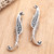 Sterling Silver Ear Climber Earrings from Bali 'Creative Personality'