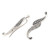 Sterling Silver Ear Climber Earrings from Bali 'Creative Personality'