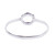 Modern Sterling Silver Circle Bracelet from Taxco 'Everlasting Embrace'