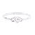 Romantic Sterling Silver Bangle Bracelet 'Taxco Love Knot'