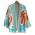 Multicolored Jacquard Knit Cardigan 'Tropical Trend'