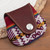 Alpaca Blend and Leather Coin Purse 'Cusco Colors'