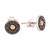 Gold-Accented Sterling Silver Stud Earrings 'Balinese Music'