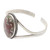 Sterling Silver and Agate Cuff Bracelet from Bali 'Supernatural Charm'