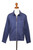 Men's Indigo Cotton Twill Jacket from India 'Breezy Day in Indigo'