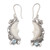 Blue Topaz and Sterling Silver Dangle Earrings 'Tropical Moon'