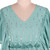 Hand Embroidered Jade Caftan Dress from India 'Cool Chic'