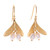 Gold-Plated Cultured Pearl Dangle Earrings 'Bearing Fruit'