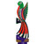 Handmade Multicolor Copal Wood Bookmark with Mexican Quetzal 'Reading Quetzal'