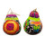 Colorful Gourd Ornaments with Bright Flowers Motifs 'Colorful Beauties'